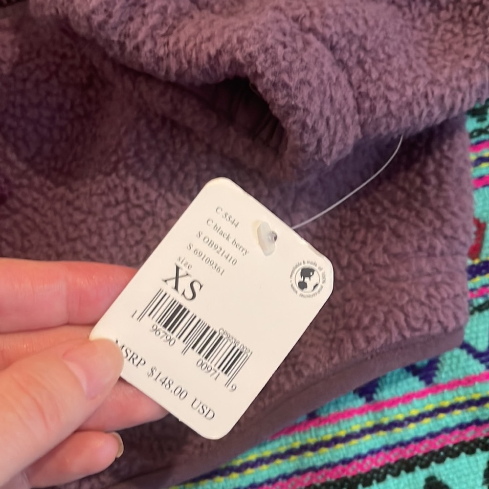 Free People Movement Hit The Slopes Jacket XS BNWT SO in the color Blackberry 💜 - Picture 6 of 8
